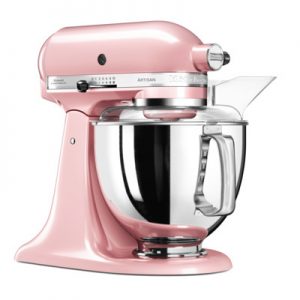 KitchenAid ARTISAN samostojeći mikser s pomičnom glavom od 4,8L KA5KSM175PSESP SILK PINK