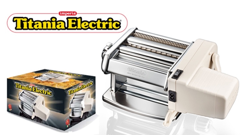 04. Mašina za testenine “Titania Electric”, valjci za Lasagne 150mm(Sfoglia), Tagliolini 2mm i Fettuccine 6,5mm “Imperia Titania+PastaFacile” – IMPERIA, Cena: 20.376 din. - Image 4