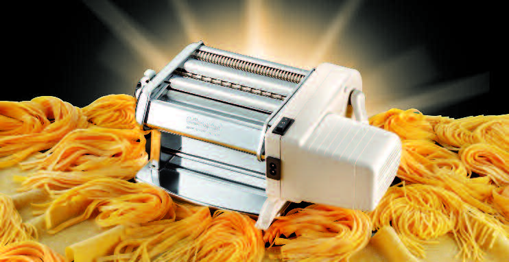 04. Mašina za testenine “Titania Electric”, valjci za Lasagne 150mm(Sfoglia), Tagliolini 2mm i Fettuccine 6,5mm “Imperia Titania+PastaFacile” – IMPERIA, Cena: 20.376 din. - Image 5