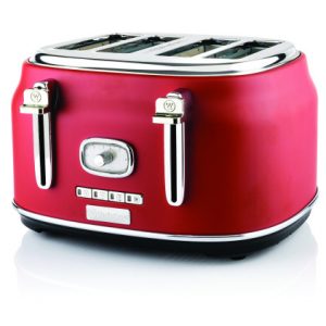 Retro toster 4 parceta crveni WKTTB809RD